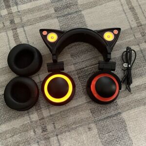 AXENT WEAR Cat Ear Headphones 7.1 Ch Model AR102A4BKA‎ Selkirk Cat